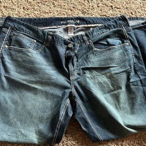 Maurices 26 short flare leg jeans NWOT